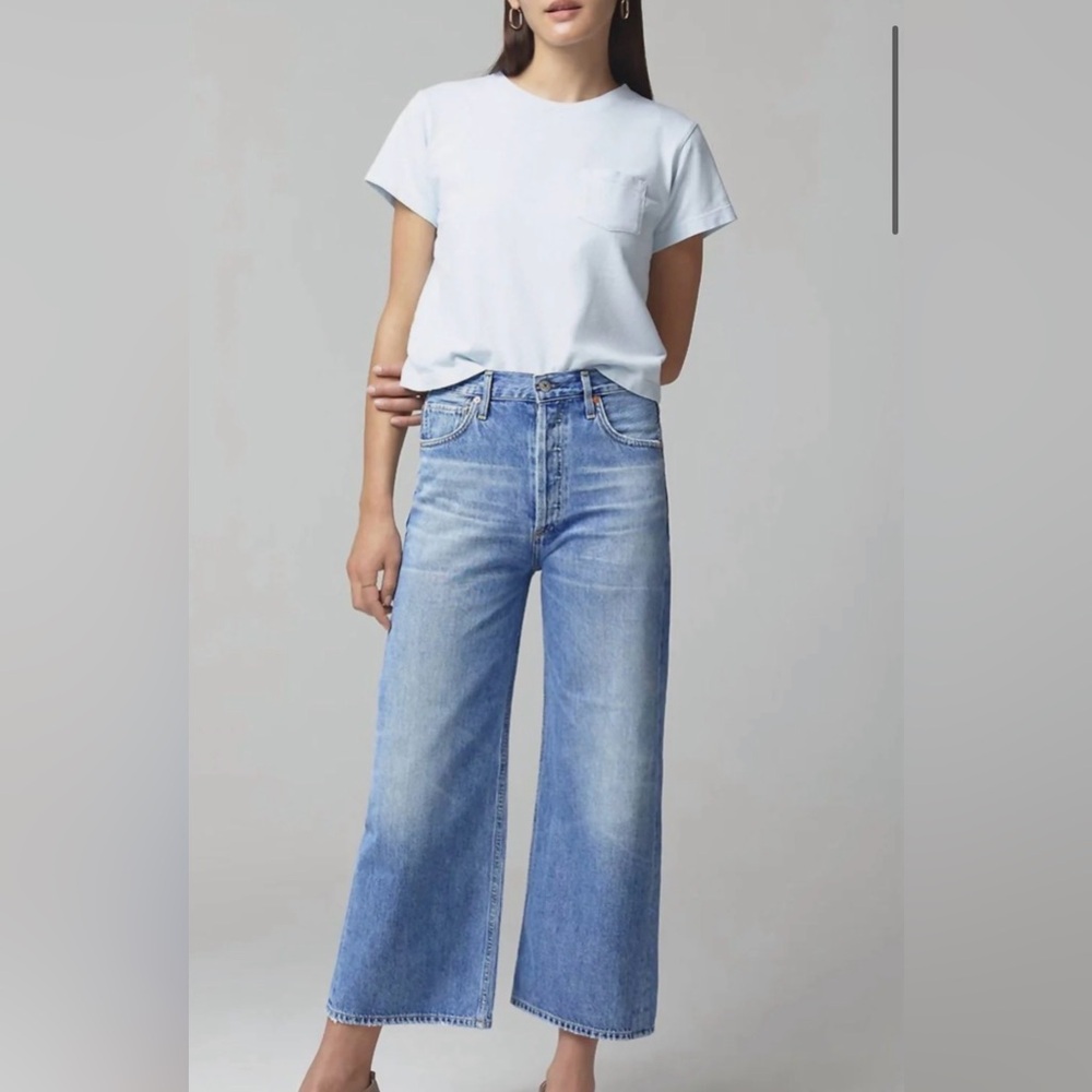 Citizens of Humanity Sacha High Rise Wide Leg Jeans, Tularosa , Size 29